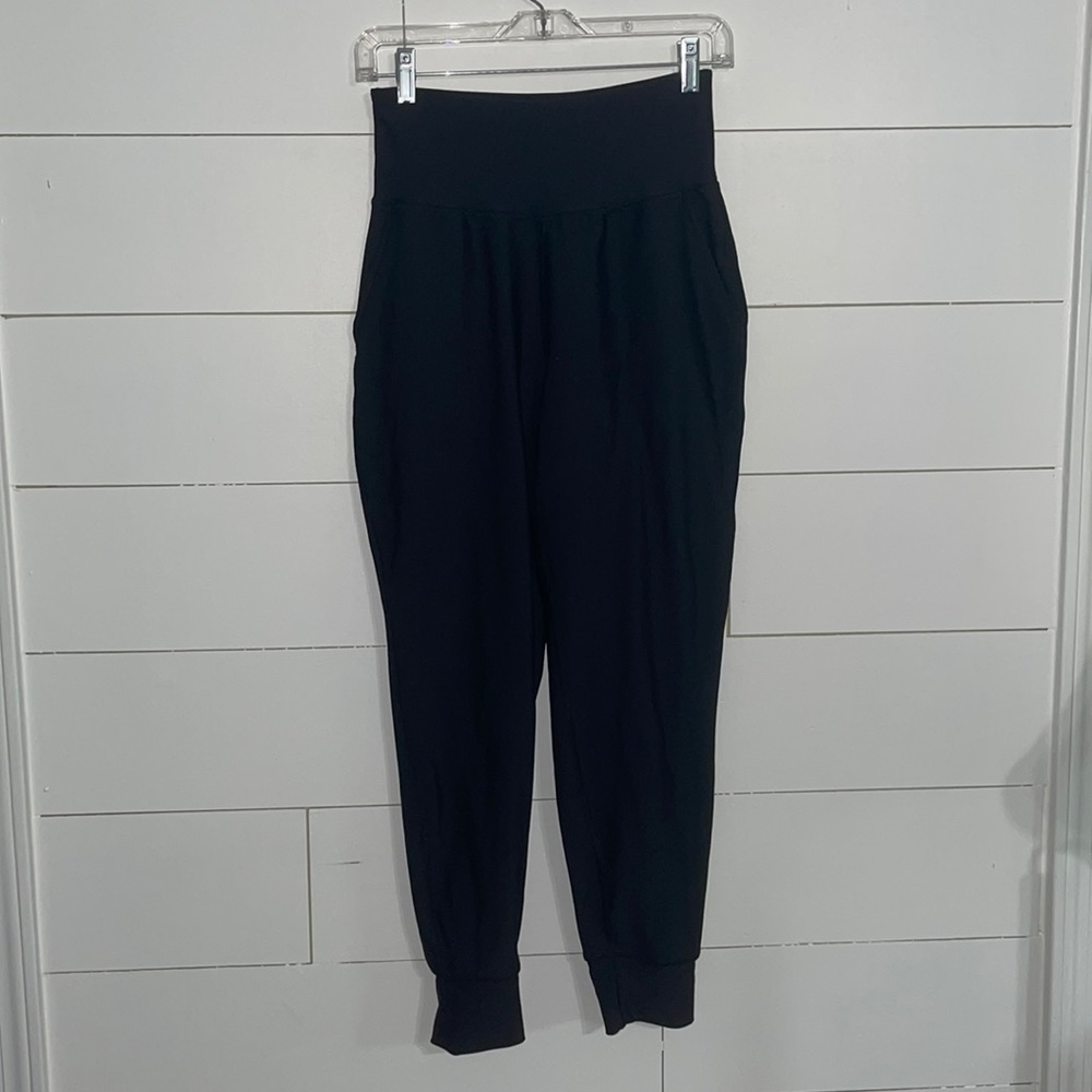 Old Navy Active High Rise Jogger Leggings Black M #0146